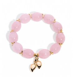 COCONUT bracelet pink Chalcedony