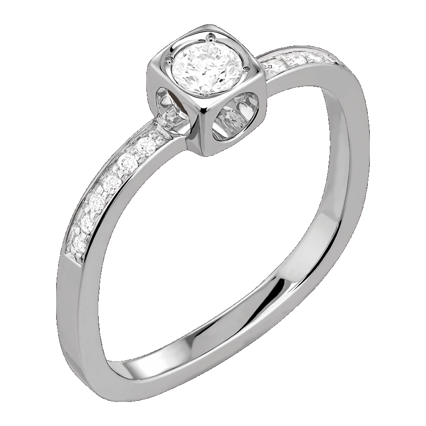 Le Cube Diamant small ring