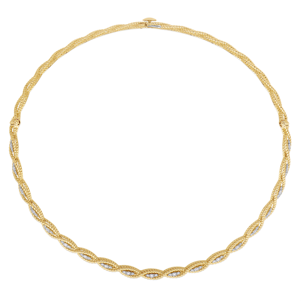 New Barocco Necklace with Diamonds