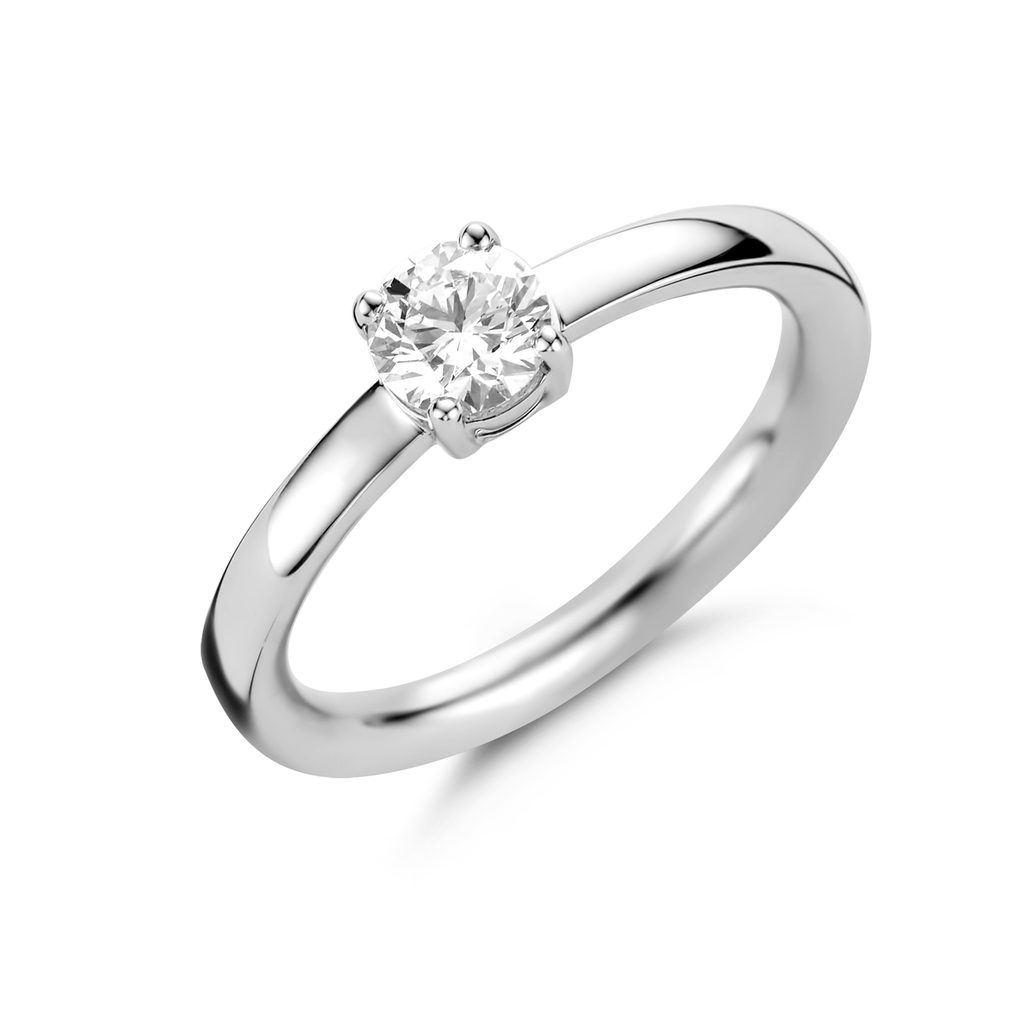 Ring White Gold Solitaire