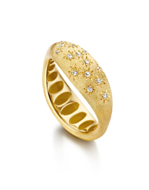 Ring transformista yellow gold set