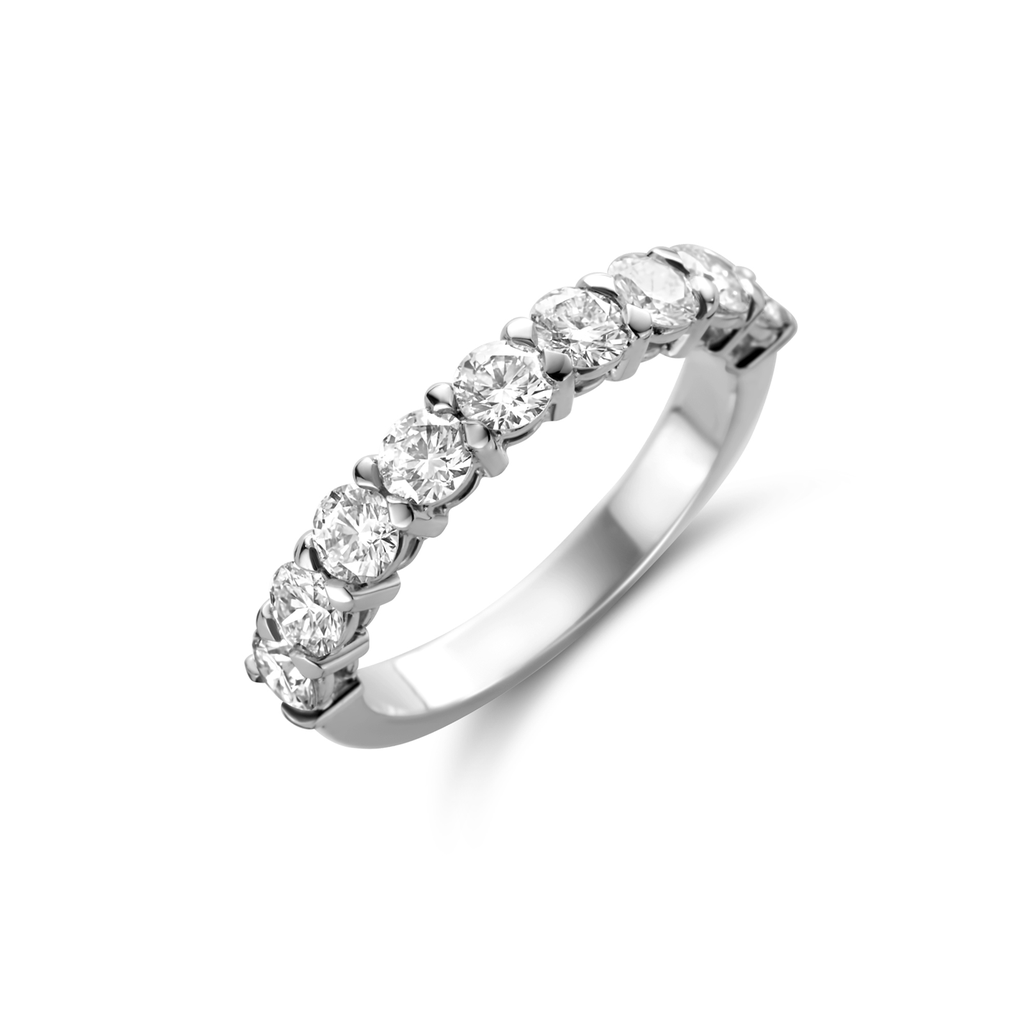 Ring white gold wedding band