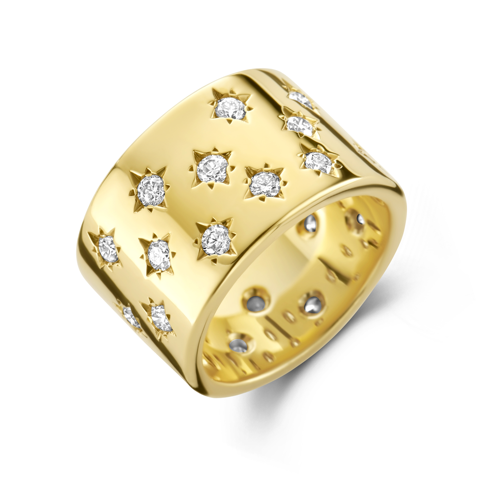 Ring with stars