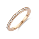 Wedding band with diamonds