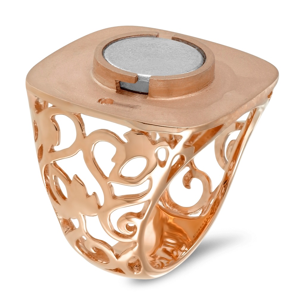 ring pink gold base 1818 ajour