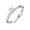 ring solitaire white gold