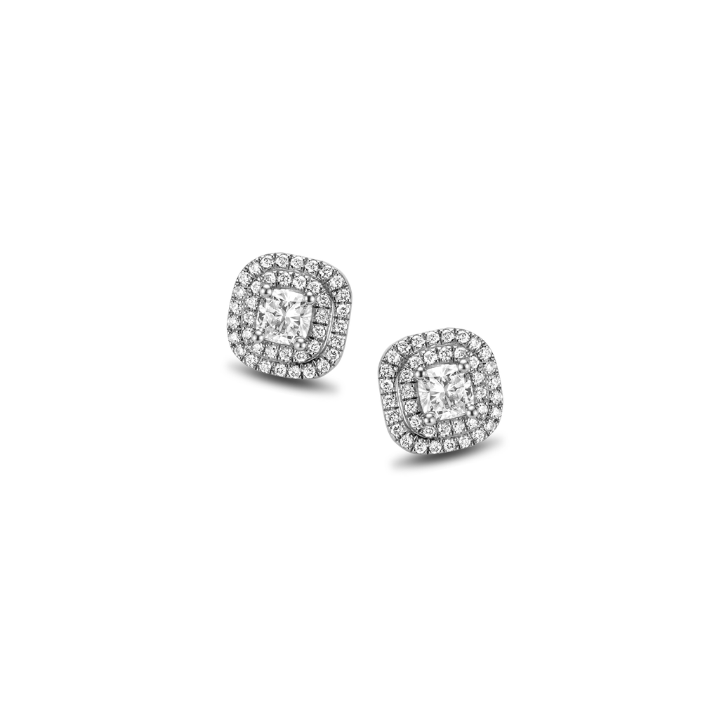 studs white gold