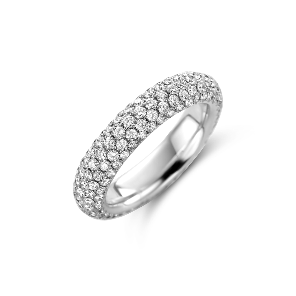 wedding band white gold set