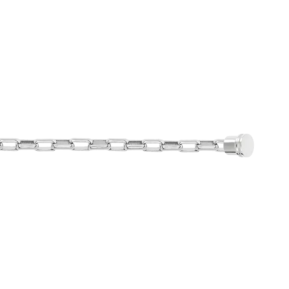 18K White Gold link bracelet  