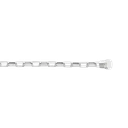 18K White Gold link bracelet  