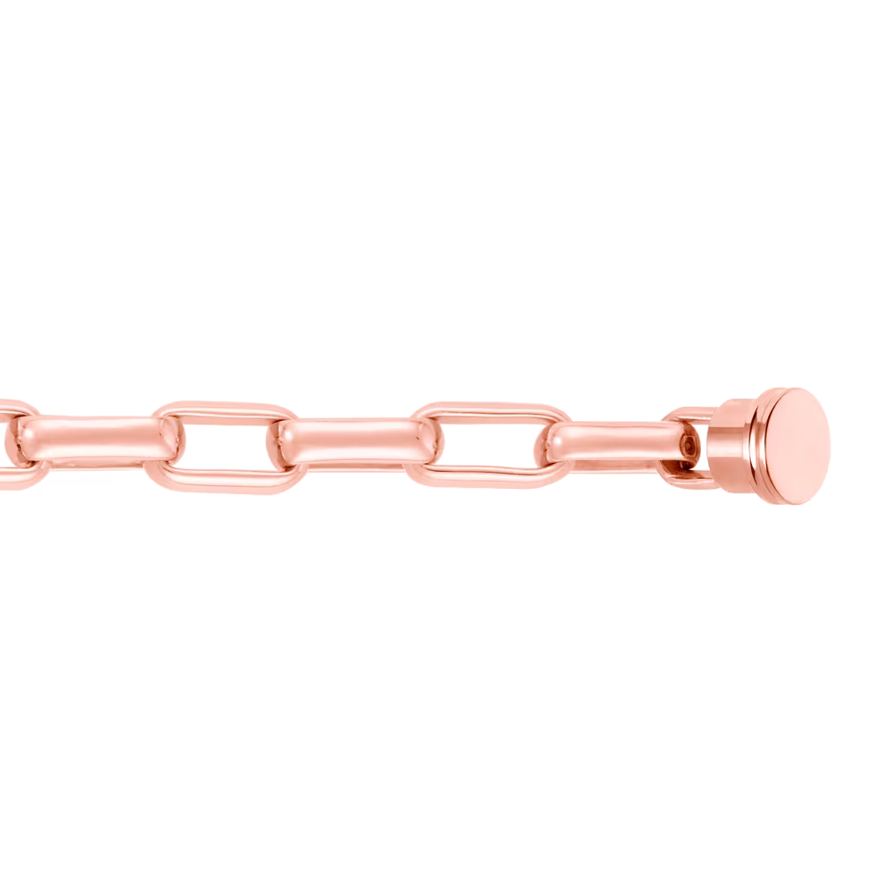 18K Pink Gold link bracelet