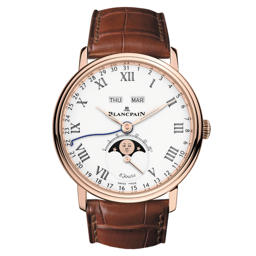 [6639-3631-55B]  Blancpain - Villeret 8-Day Complete Calendar