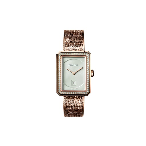 [H5315]  Chanel - BOY·FRIEND Tweed Medium
