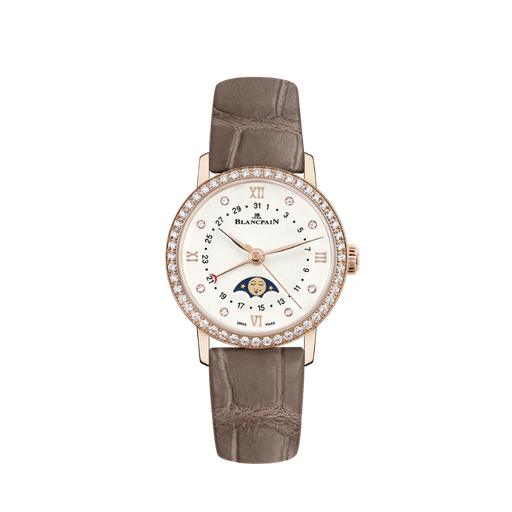 [6106-2987-55A]  Blancpain - Villeret Quantième Phases de Lune 