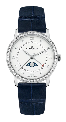 [6126-4628-55B]  Blancpain - Villeret Quantième Phases de Lune Lady