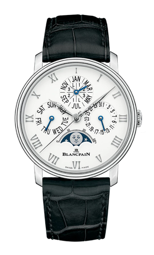 [6656-1127-55B]  Blancpain - Villeret Perpetual Calendar Moonphase
