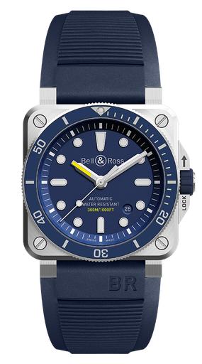 [BR0392-D-BU-ST/SRB]  Bell & Ross - BR03-92 Diver Blue