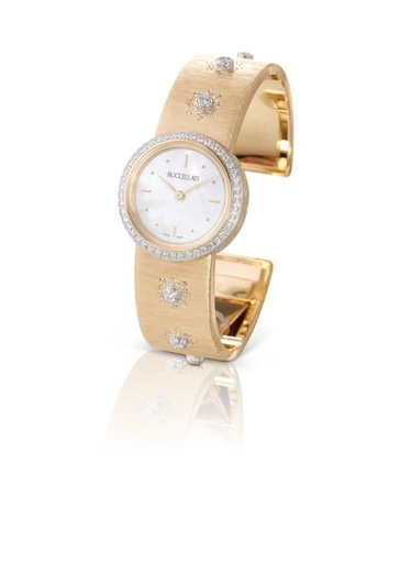 [WAULDG015793]  Buccellati - watch Macri Yellow Gold Quartz with Diamonds