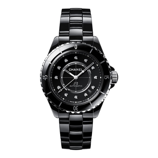 [H5702]  Chanel - J12 Black Ceramic 38 mm