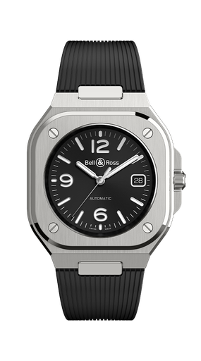 [BR05A-BL-ST/SRB]  Bell & Ross - BR 05 Black Steel