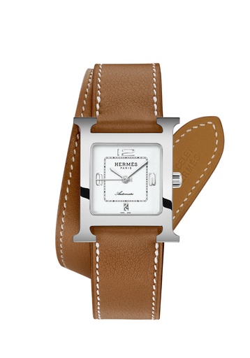 [049145WW00]  Hermès - Heure H MM Auto Steel