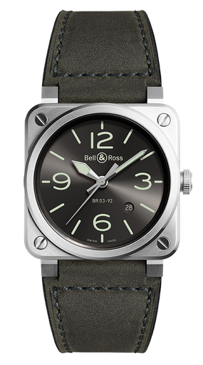 [BR0392-GC3-ST/SCA]  Bell & Ross - BR 03-92 Grey Lum