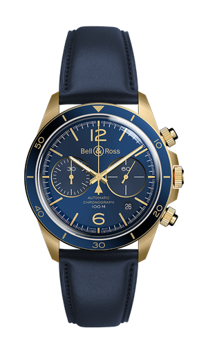 [BRV294-BLU-BR/SCA]  Bell & Ross - BR V2-94 Aeronavale Bronze