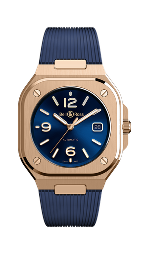 [BR05A-BLU-PG/SRB]  Bell & Ross - BR 05 Blue Gold