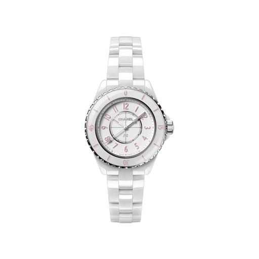[H6755]  Chanel - J12 Pink Blush 33 mm