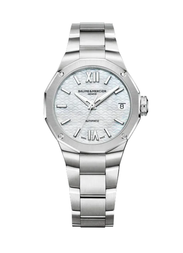[M0A10676]  Baume & Mercier - RIVIERA SET STEEL/STEEL AUT MP 