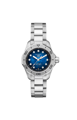 [WBP2411.BA0622]  TAG Heuer - Aquaracer Professional 200 Date Blue Dial with Diamonds
