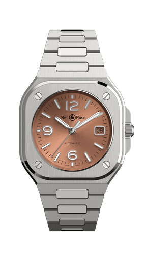 [BR05A-BR-ST/SST]  Bell & Ross - BR 05 Copper Brown