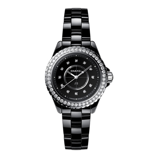 [H6419]  Chanel - J12 Black Ceramic 33 mm