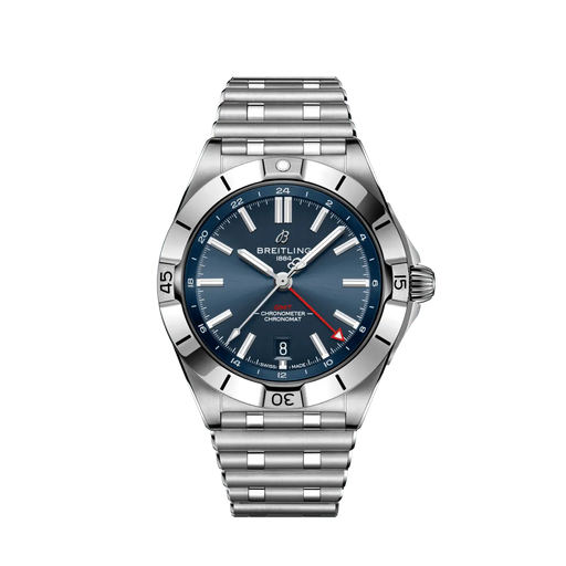 [A32398101C1A1]  Breitling - Chronomatic GMT 40 Steel Blue Dial