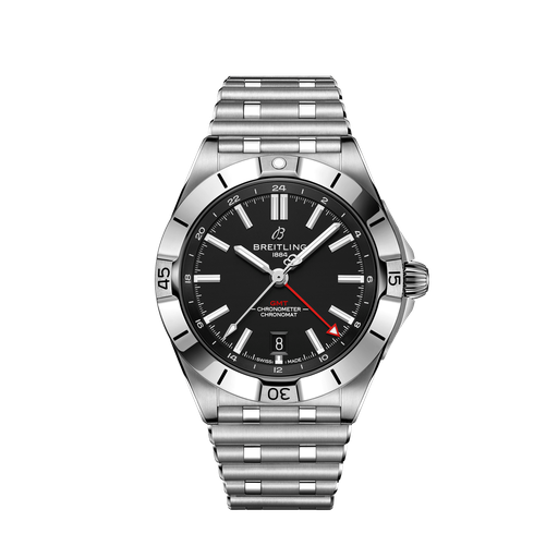 [A32398101B1A1]  Breitling - Chronomatic GMT 40 Steel Black Dial
