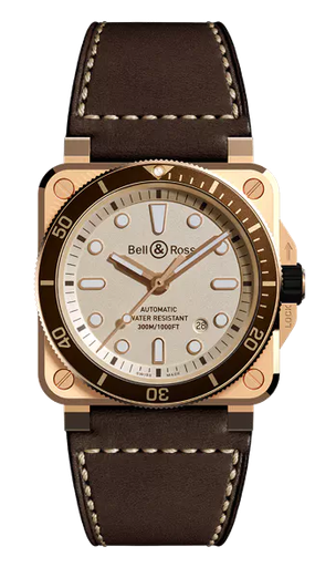 [BR0392-D-WH-BR/SCA]  Bell & Ross - BR03-92 Diver White Bronze