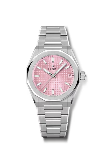 [03.9400.670/18.I001]  Zenith - DEFY SKYLINE 36 Steel & Pink Dial