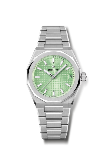 [03.9400.670/61.I001]  Zenith - DEFY SKYLINE 36 Steel & Green Dial