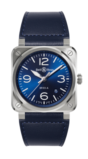 [BR03A-BLU-ST/SCA]  Bell & Ross - BR 03 Blue Steel
