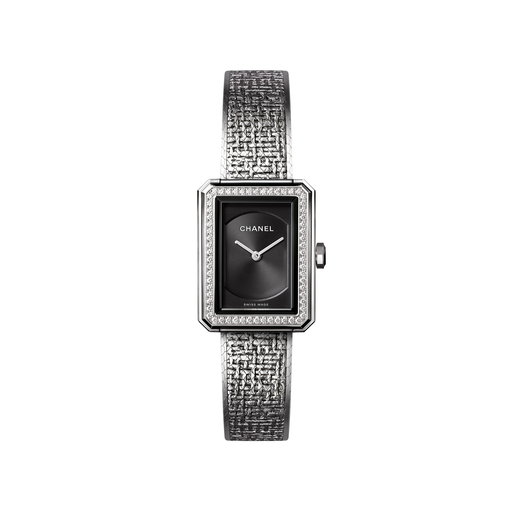 [H4877]  Chanel - BOY·FRIEND TWEED HORLOGE