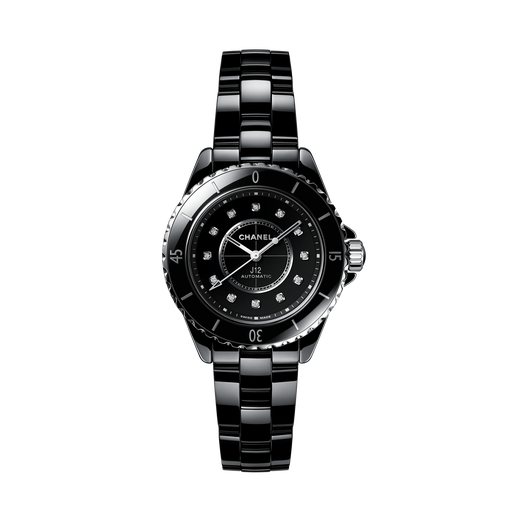 [H9742]  Chanel - J12 Black ceramic 33mm