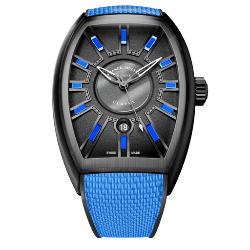 [CX 36 SC DT FLASH ACNRBR ACBR]  Franck Muller - Curvex Flash Blue