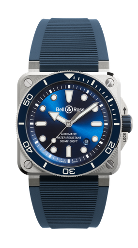 [BR03A-D-BLU-ST/SRB]  Bell & Ross - BR03 Diver Blue Steel