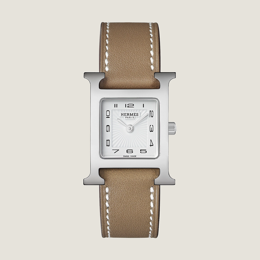 [036709WW00]  Hermès - Heure H watch, Small model, 25 mm