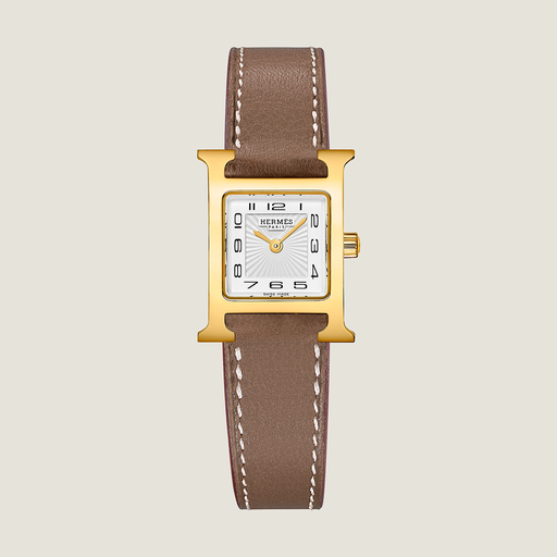 [055218WW00]  Hermès - Heure H watch, Mini model, 21 mm
