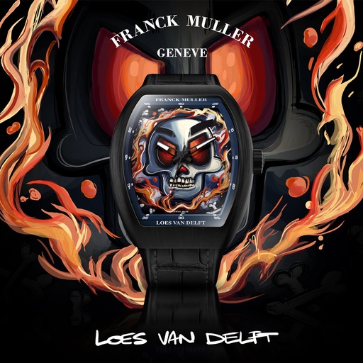 [FM V 43 SC SKULL]  Franck Muller - Loes Van Delft SKULL