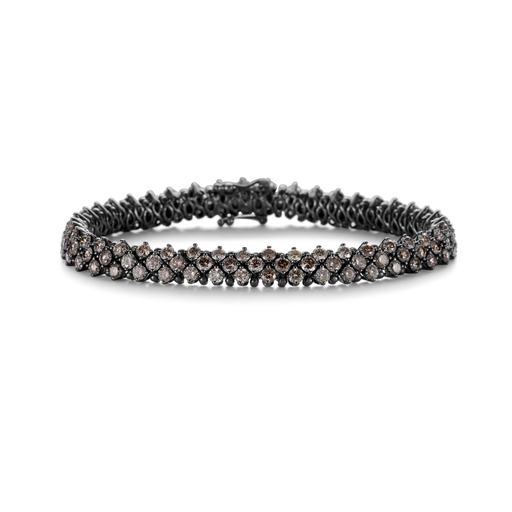  JBS - Tennis bracelet black rhodium 3 Rangs
