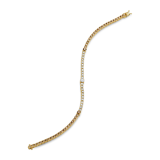  JBS - Tennis bracelet brown diamonds