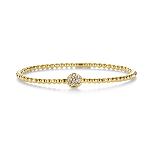  Bron - Reflex Boule in Yellow Gold with Champagne Diamonds