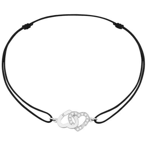 [345112]  Dinh Van - Double Cœurs R9 cord bracelet